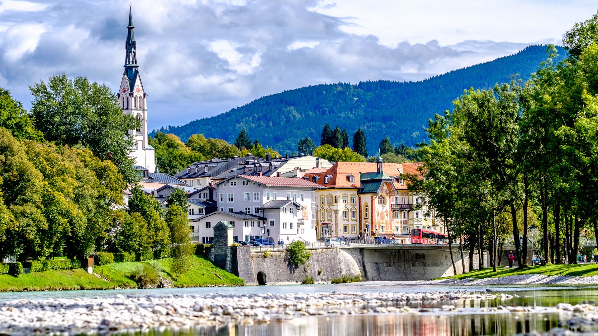 L`Isar traverse Bad Tölz