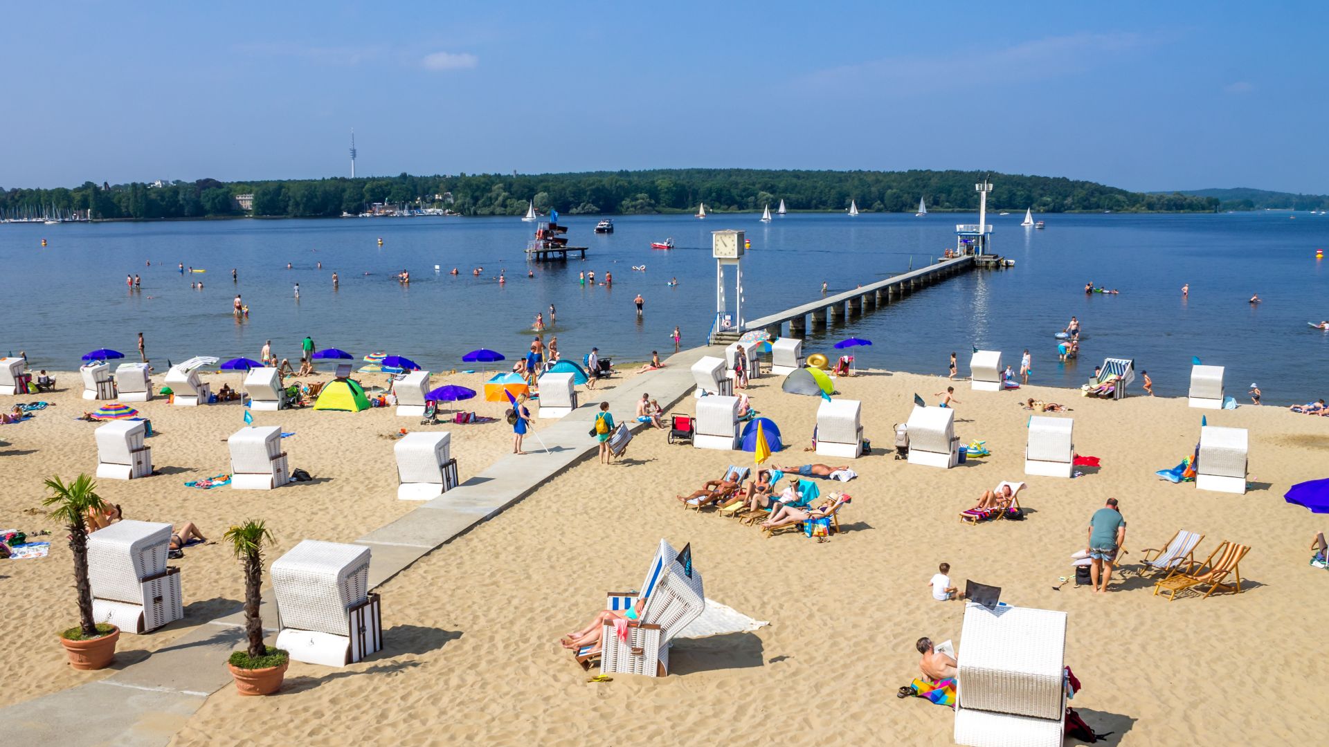 Berlin : Lido sur le Grand Wannsee