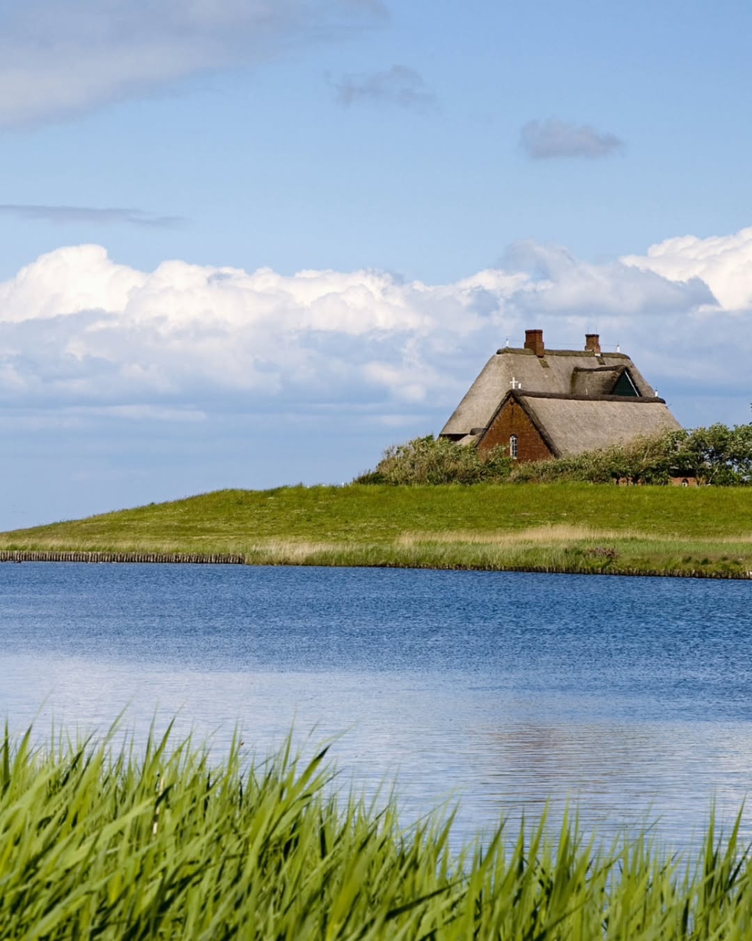 The island of Hallig Hooge