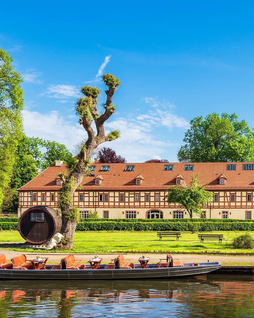 La réserve de biosphère du Spreewald, inscrite au patrimoine mondial de l'UNESCO, à Lübbenau