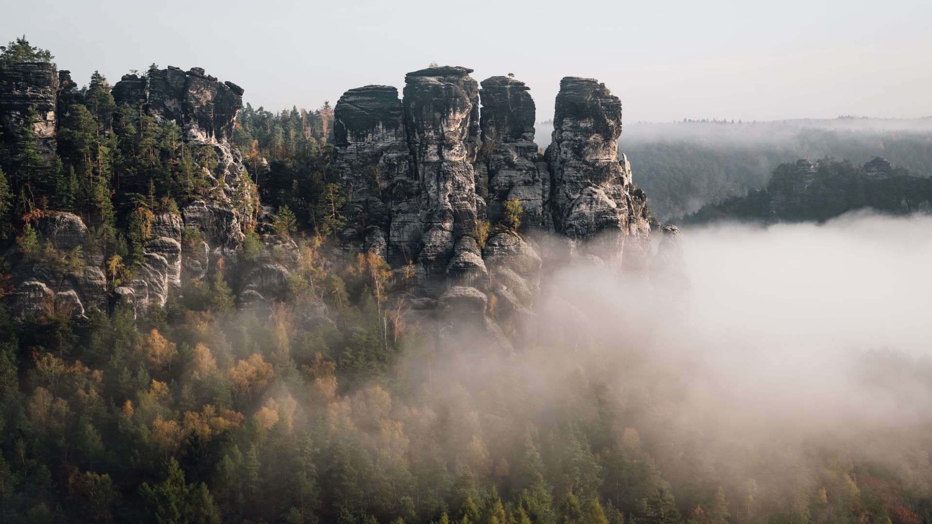 Malerweg: Felsen entlang des Malerwegs