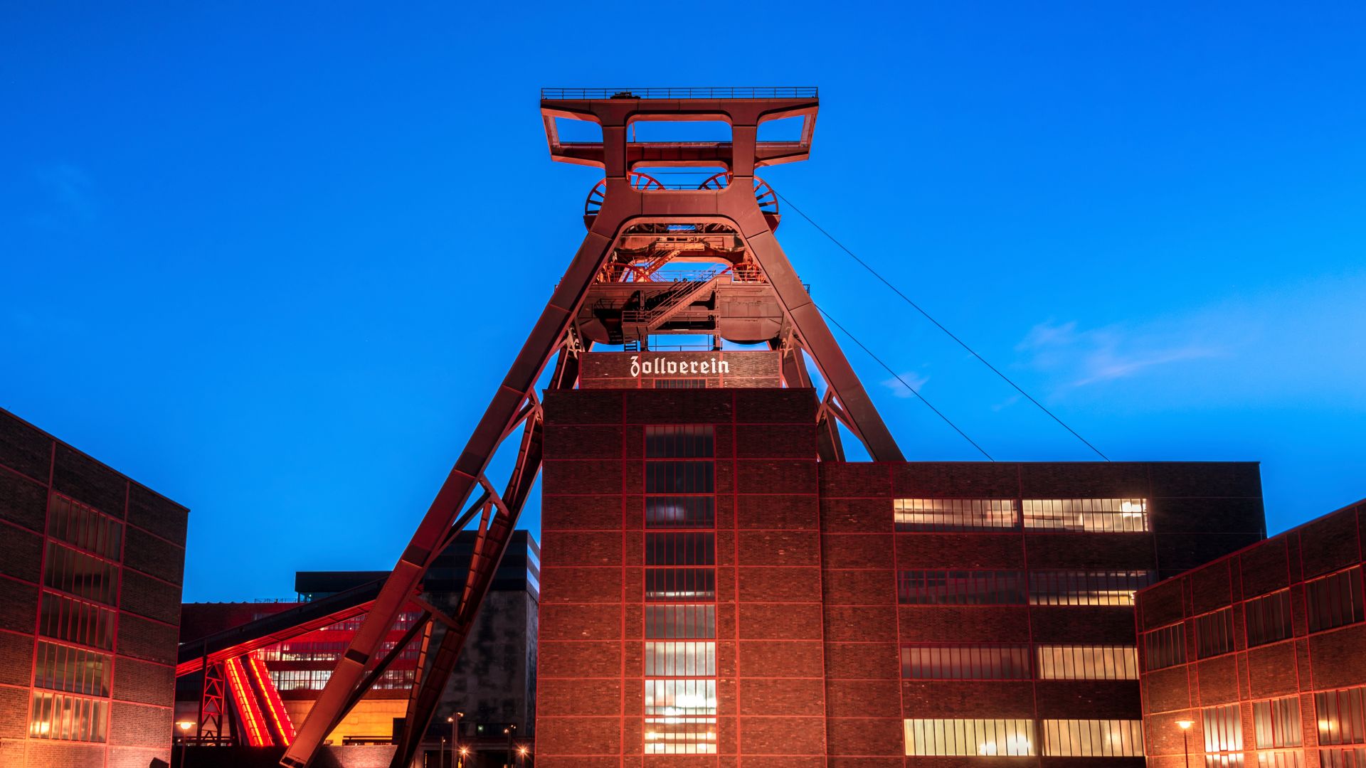 Essen: patrimoine mondial de l'unesco, Zollverein, Portail de la mine