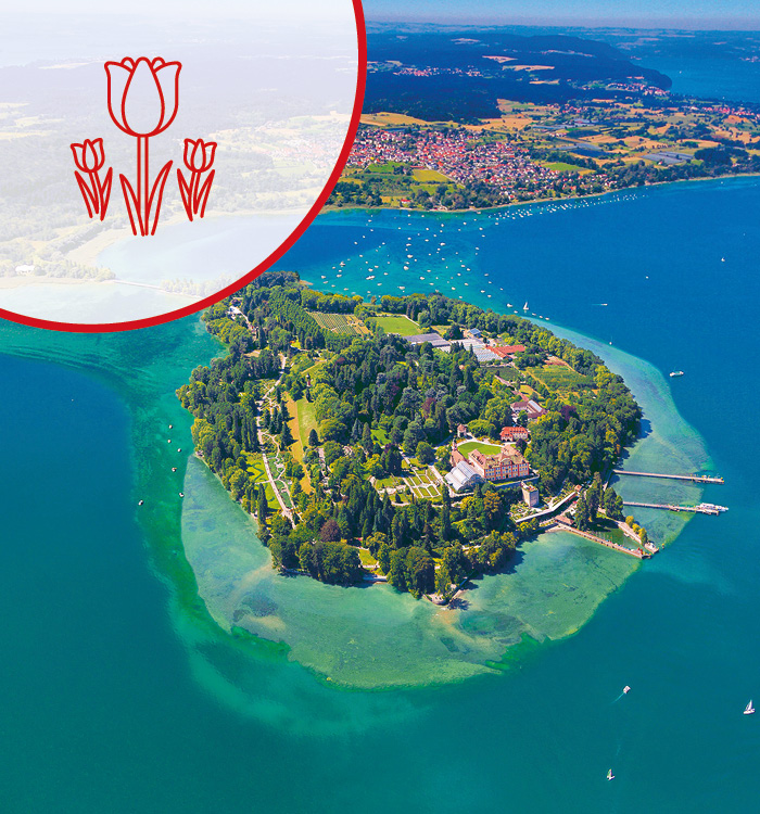 Insel Mainau: Der Bodensee im Sommer