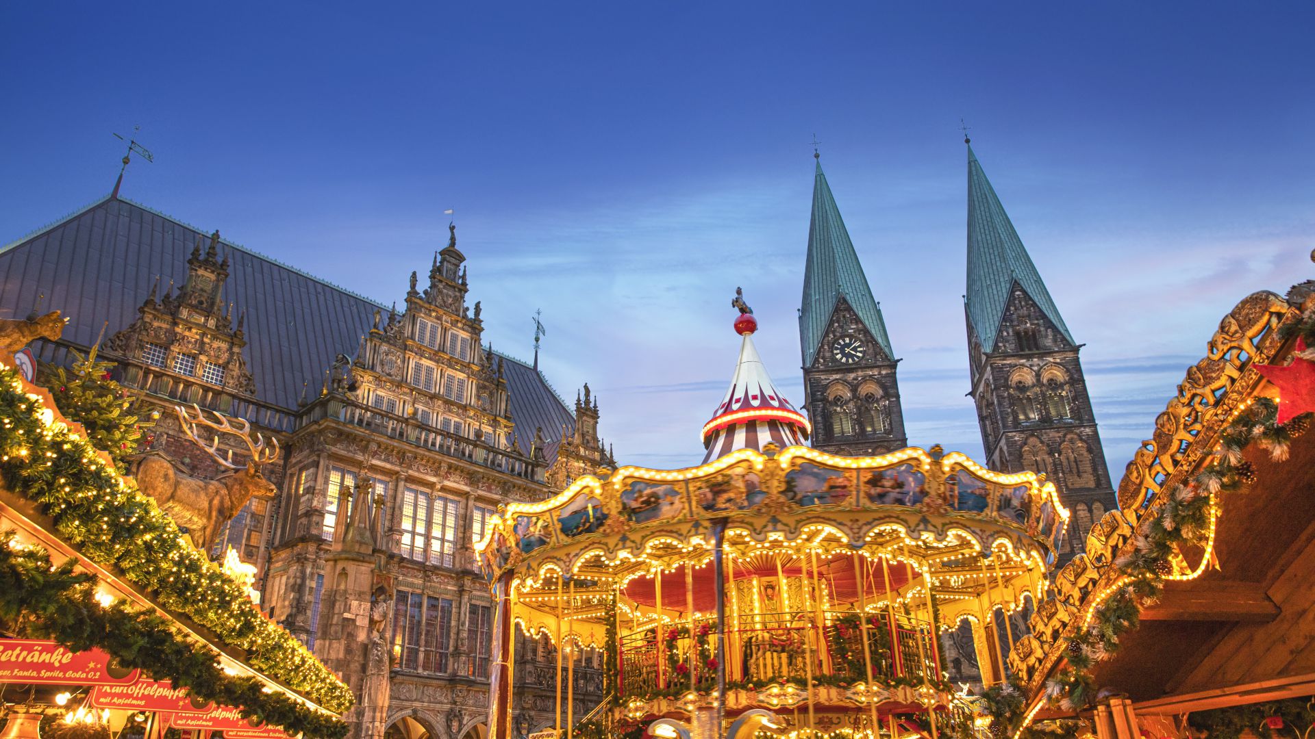 Bremen: Weihnachtsmarkt am Marktplatz