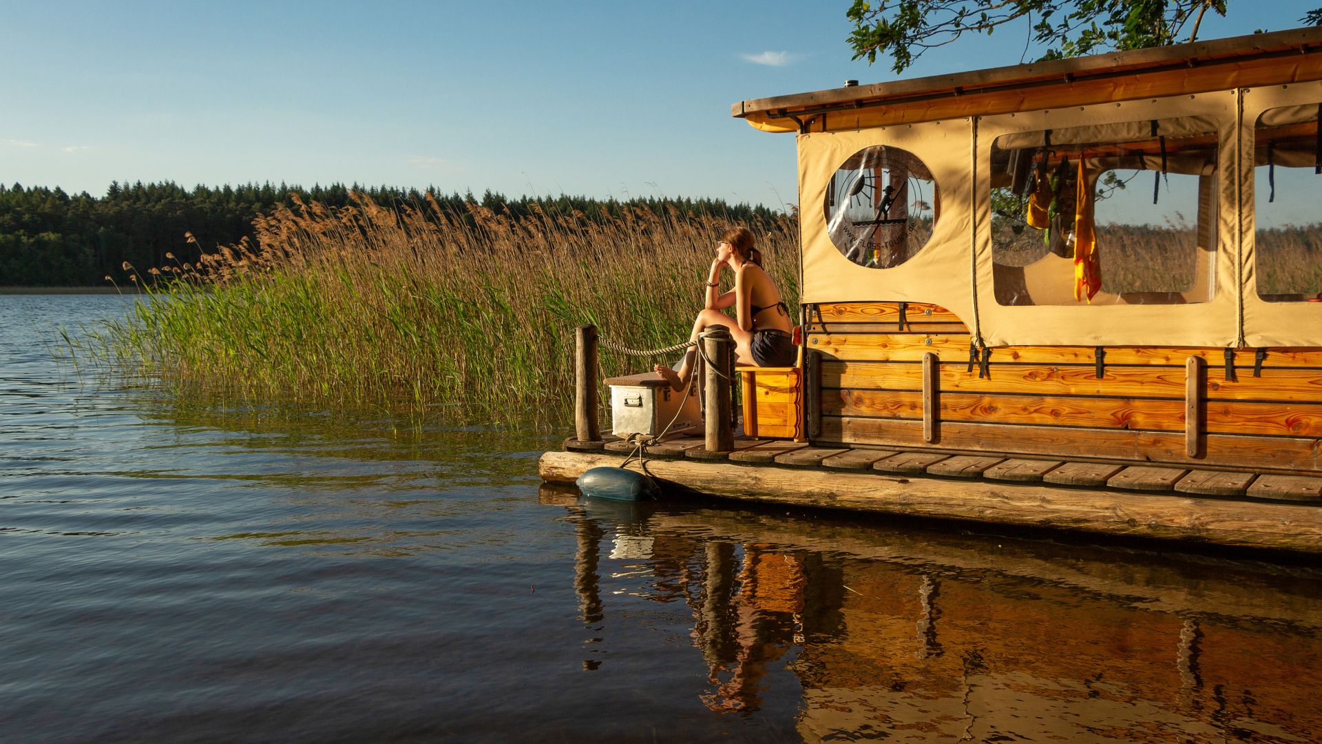 Mecklenburgische Seenplatte: Floßtour