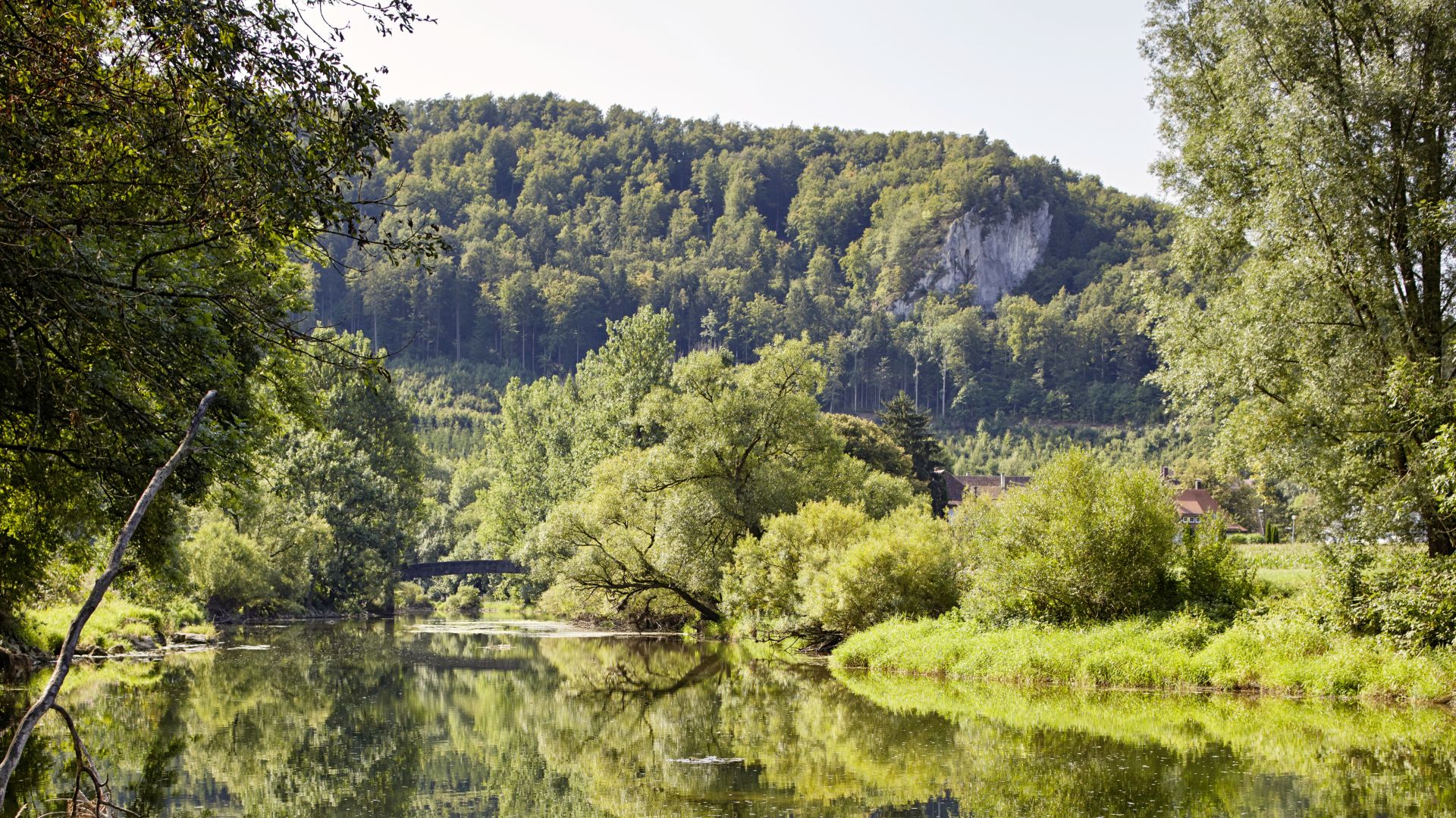 Beuron: Danube near Beuron Monastery