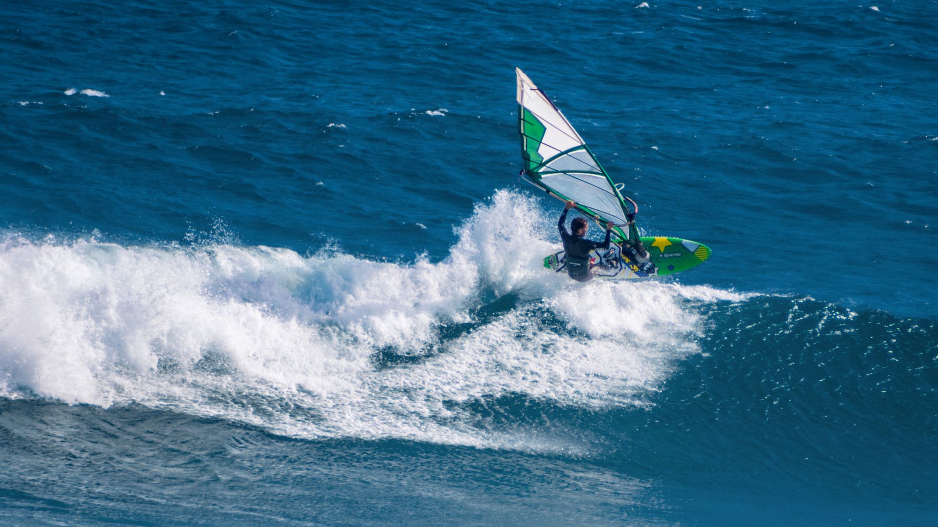 Windsurfer on a wave