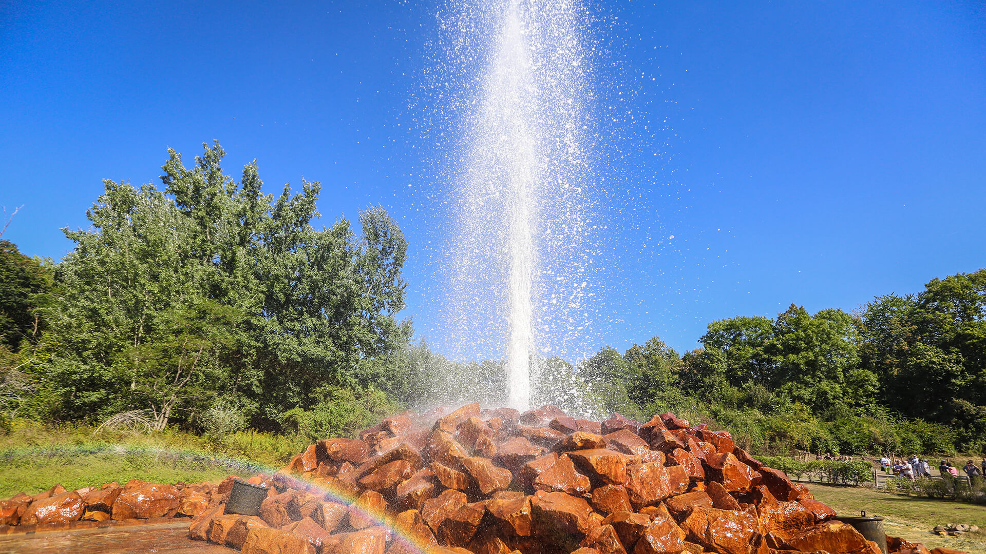 Andernach: Geysir Ausbruch