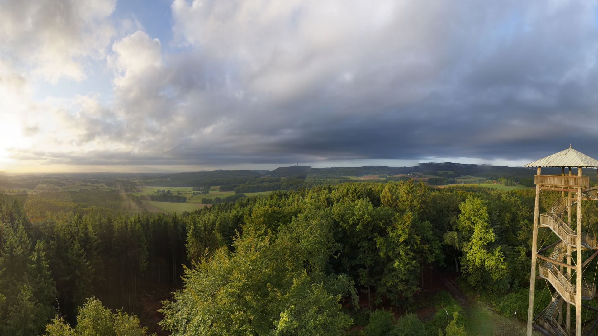 Observation tower in the TERRA.vita Nature and Geopark