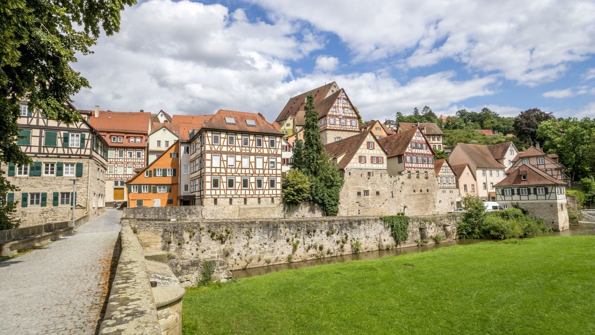 Schwäbisch Hall: Altstadt an der Burgenstraße