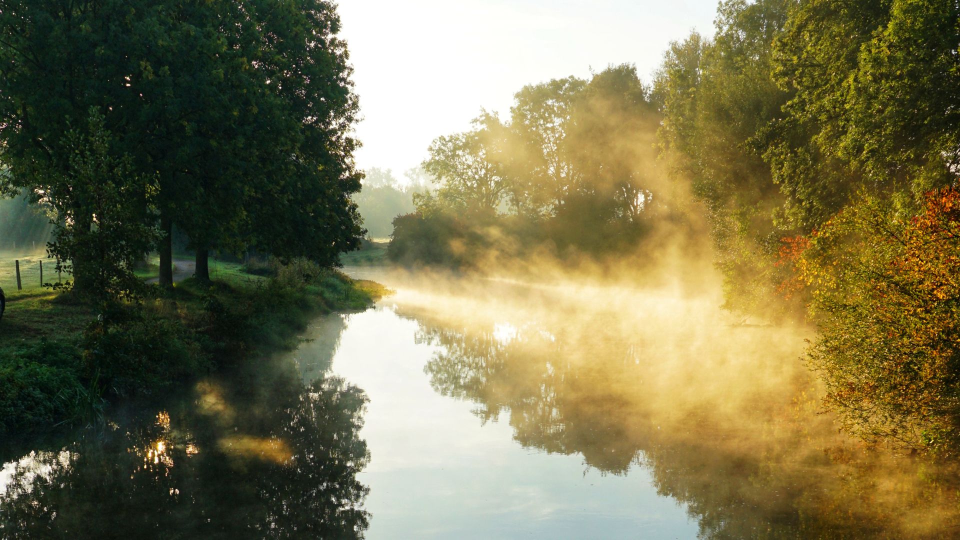 Viersen : La Rur près d'Ophoven dans le parc naturel Schwalm-Nette