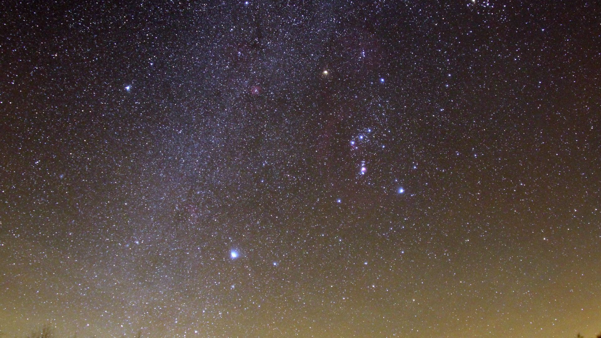 Rhön: Sternenpark, Orion im schwarzen Moor