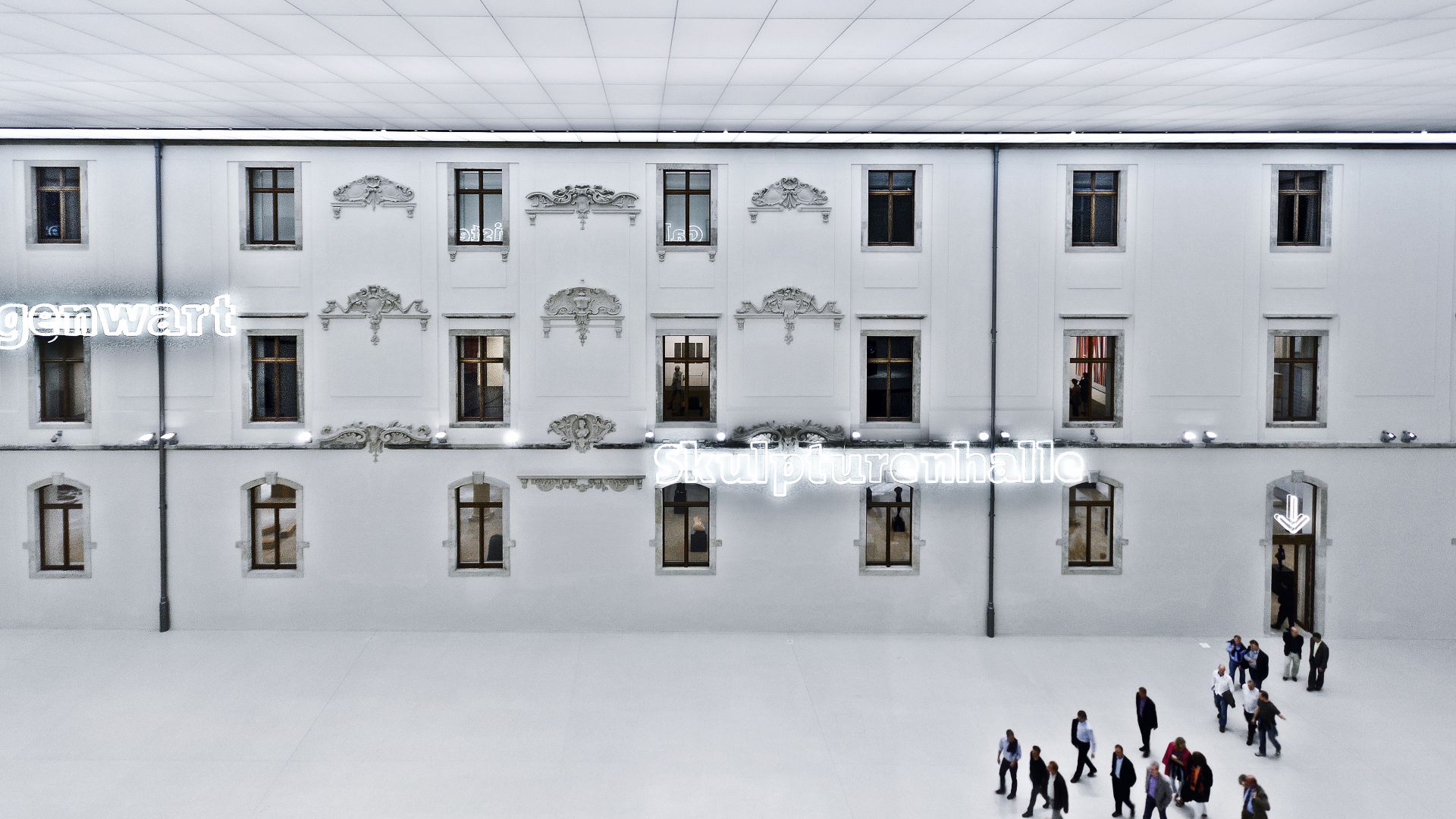 Dresden: Lichthof im Albertinum