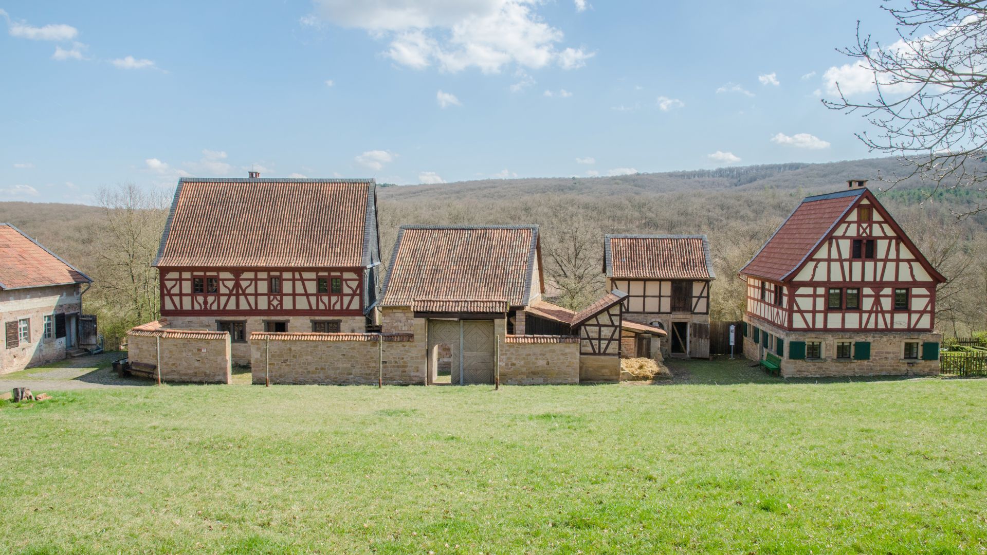 Bad Sobernheim: historische Bauernhöfe im Freilichtmuseum Bad Sobernheim
