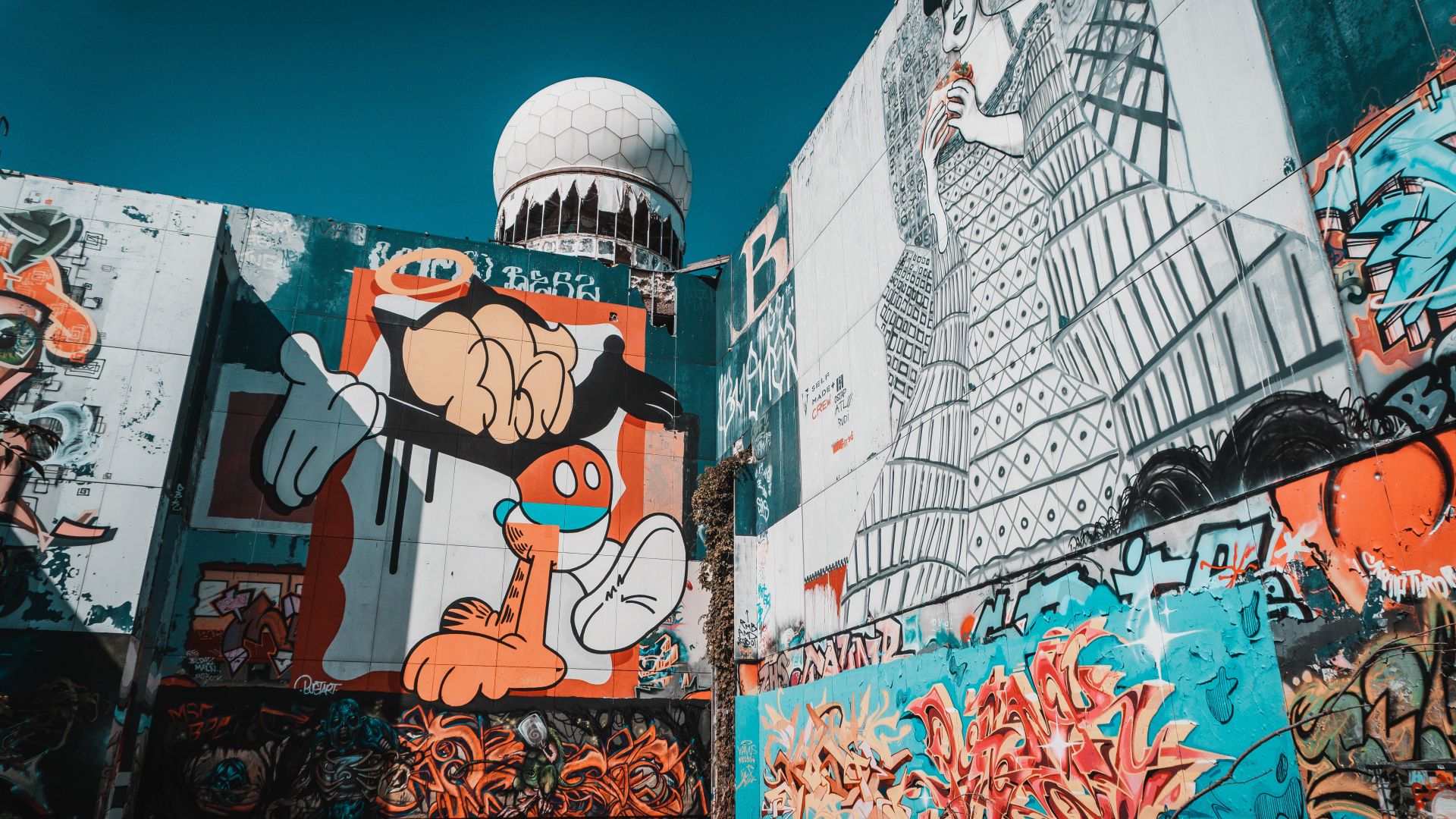 Berlin: Art de rue; Teufelsberg