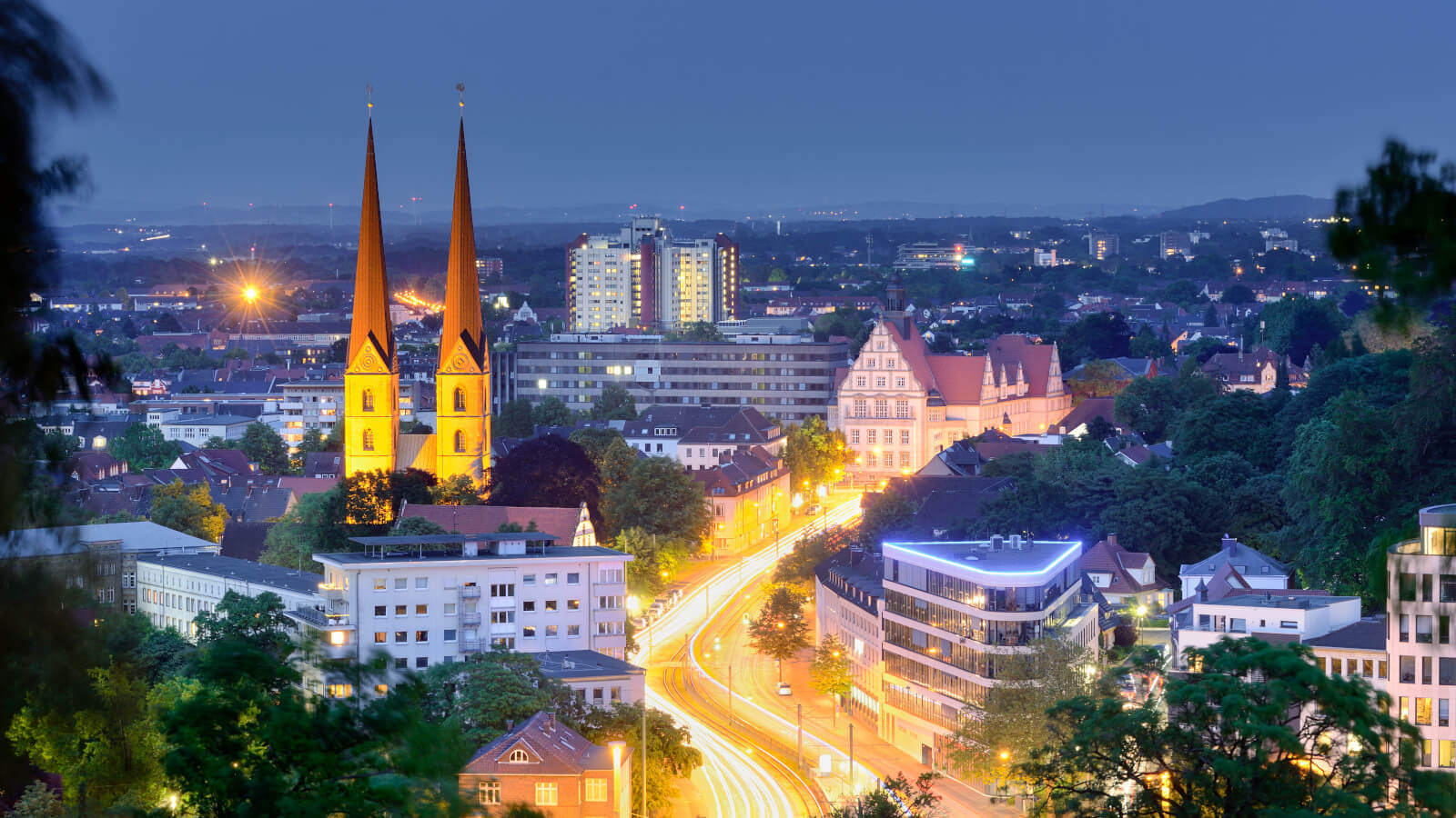 Bielefeld: Blick auf die Stadt