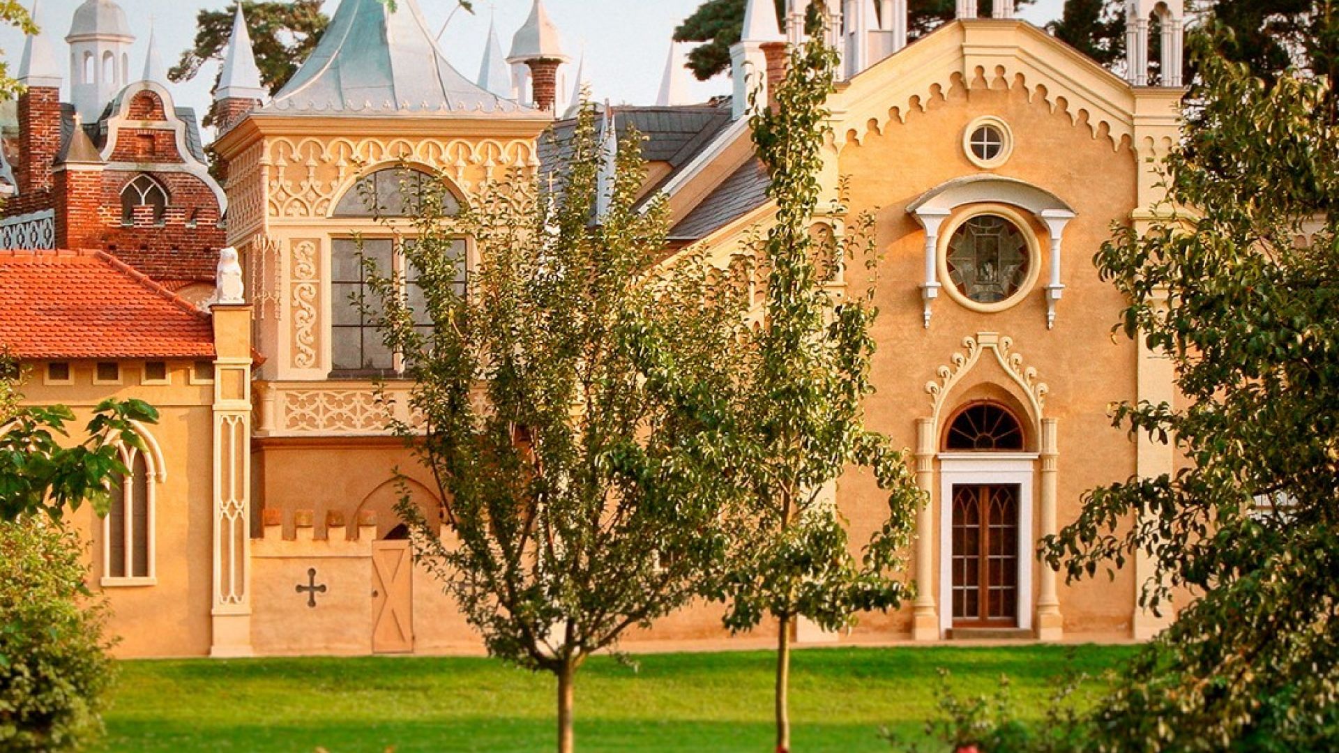 Wörlitz : Maison gothique Jardin Royaume Dessau-Wörlitz