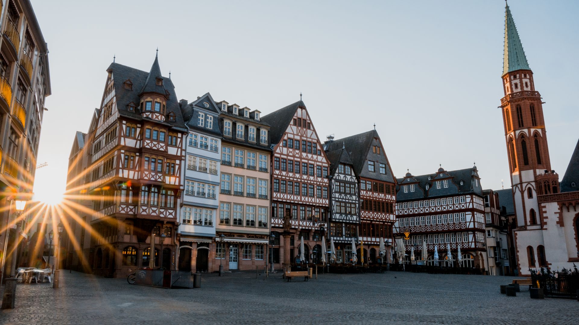Frankfurt am Main: Half-timbered houses at Römerberg