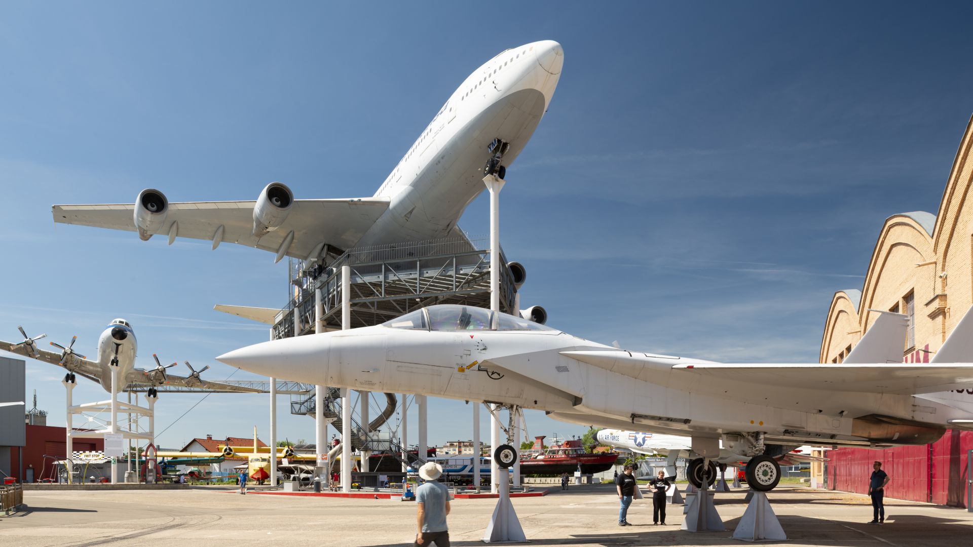 Speyer: Exposition d'avions au Technik Museum