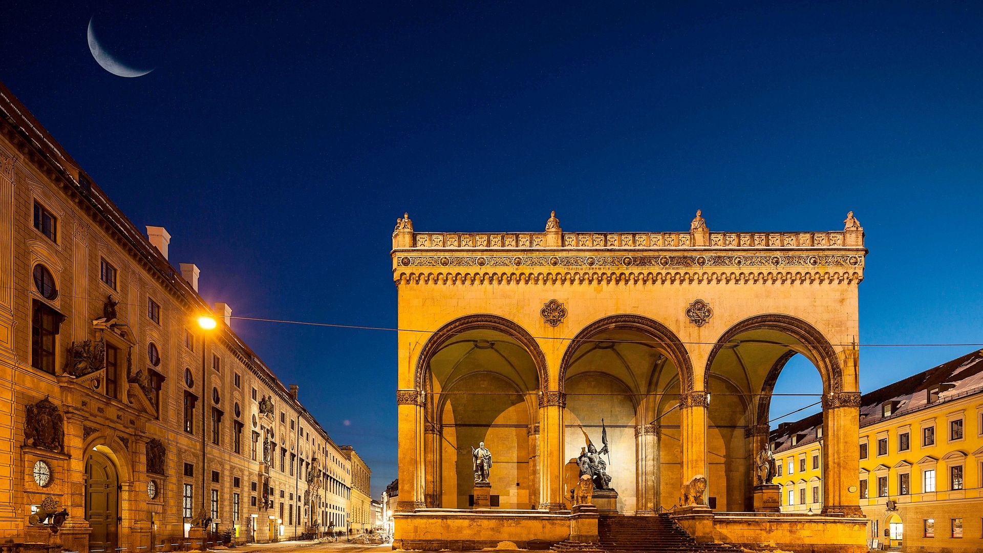 München: Feldherrnhalle am Odeonsplatz