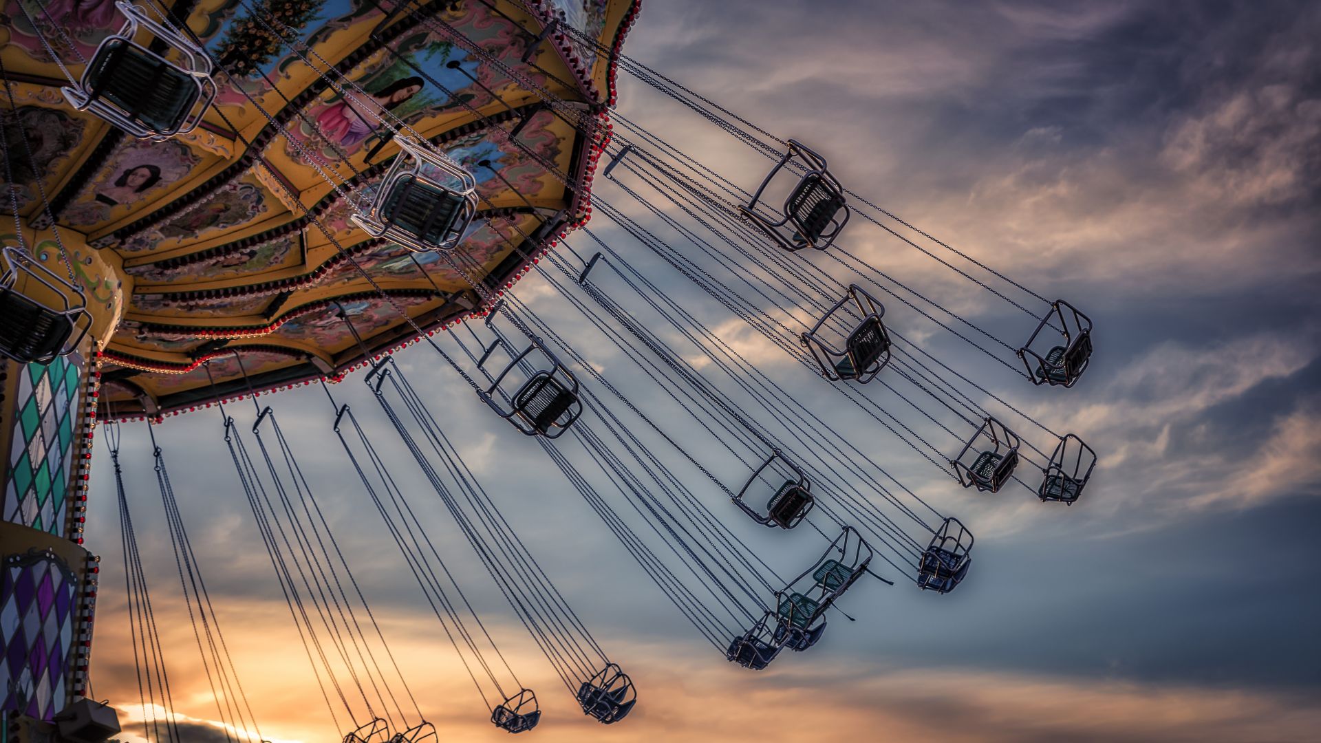 Hanover: Chain carousel at the Schützenfest